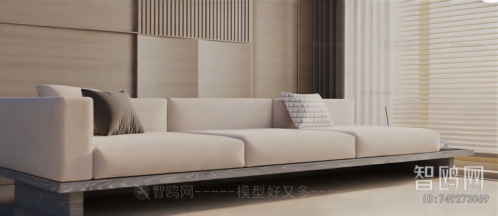 Modern Three-seat Sofa