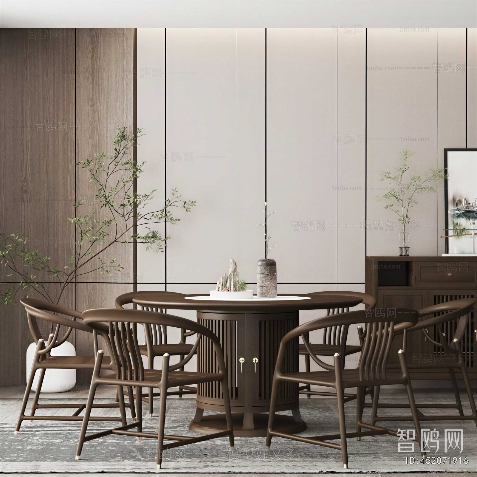 New Chinese Style Dining Table And Chairs