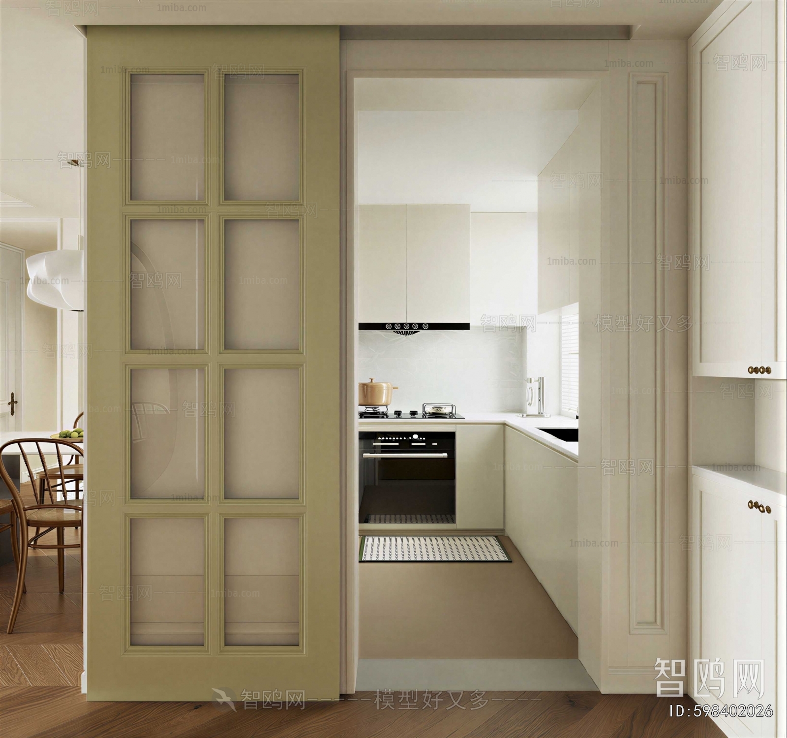 French Style Sliding Door