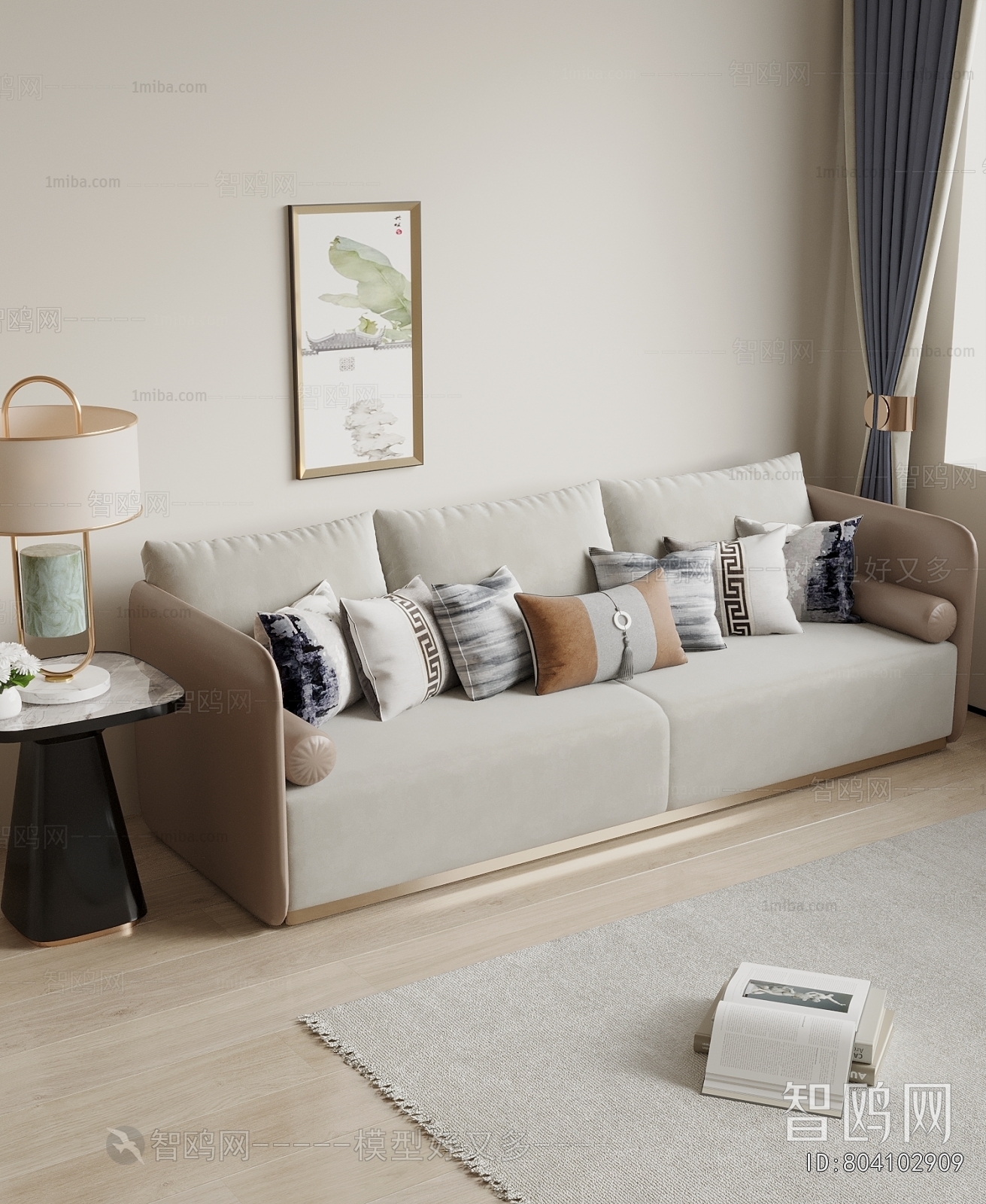 New Chinese Style A Sofa For Two