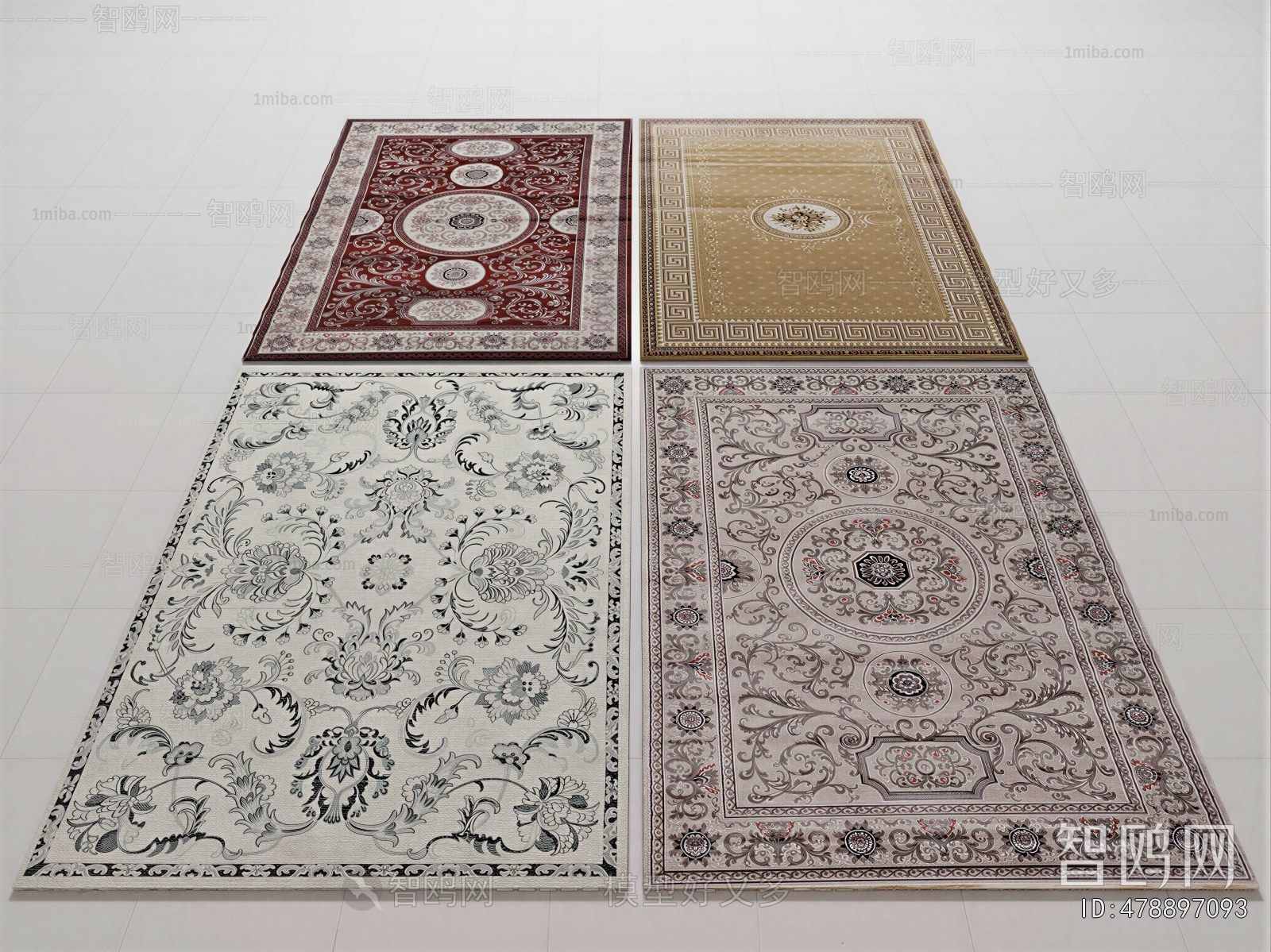 European Style Patterned Carpet