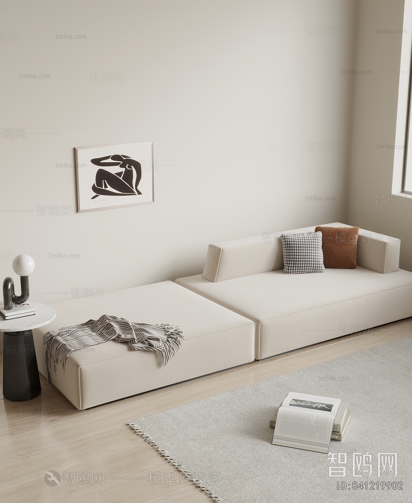 Modern Three-seat Sofa