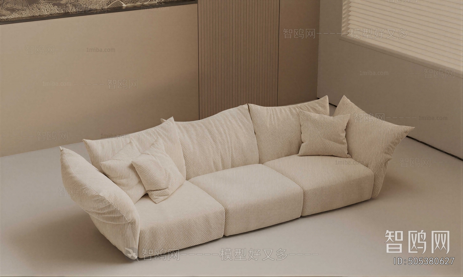 Modern Three-seat Sofa