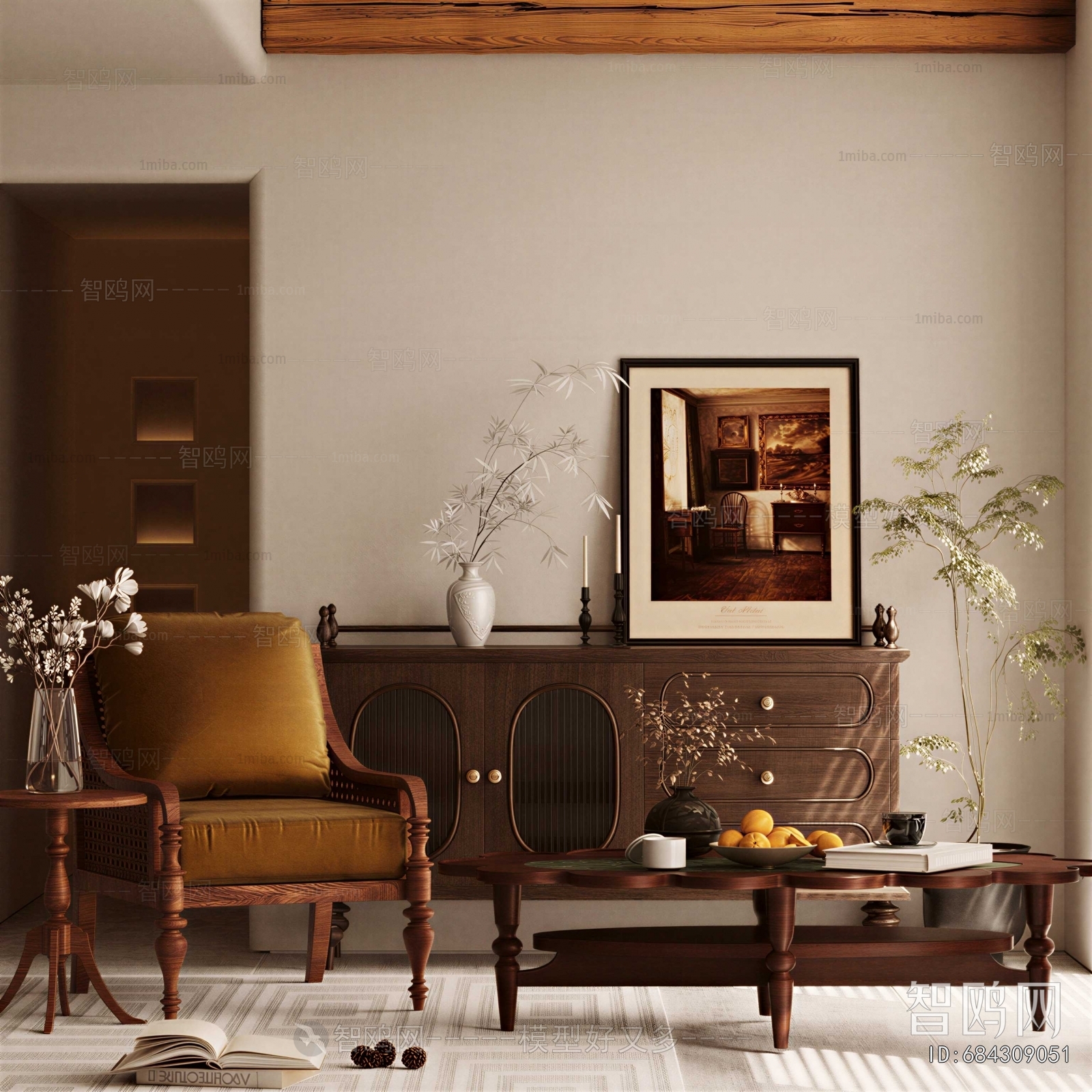 European Style Single Sofa