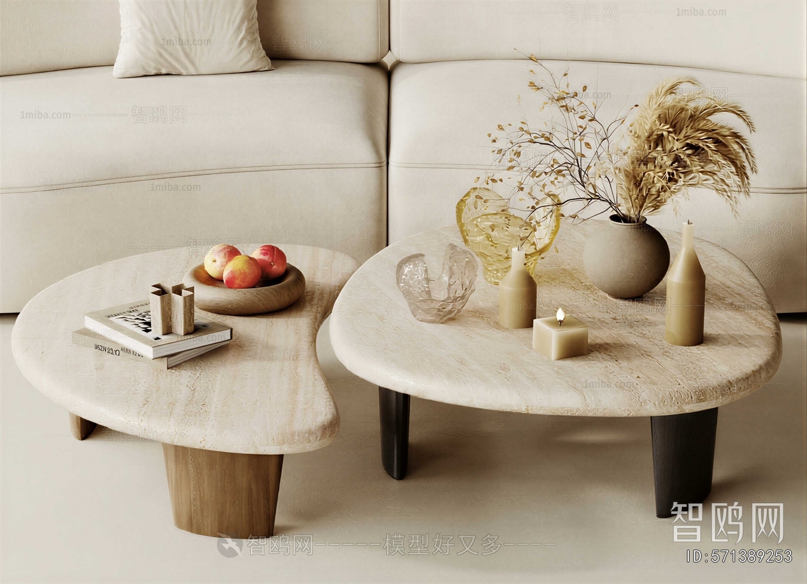 Wabi-sabi Style Coffee Table