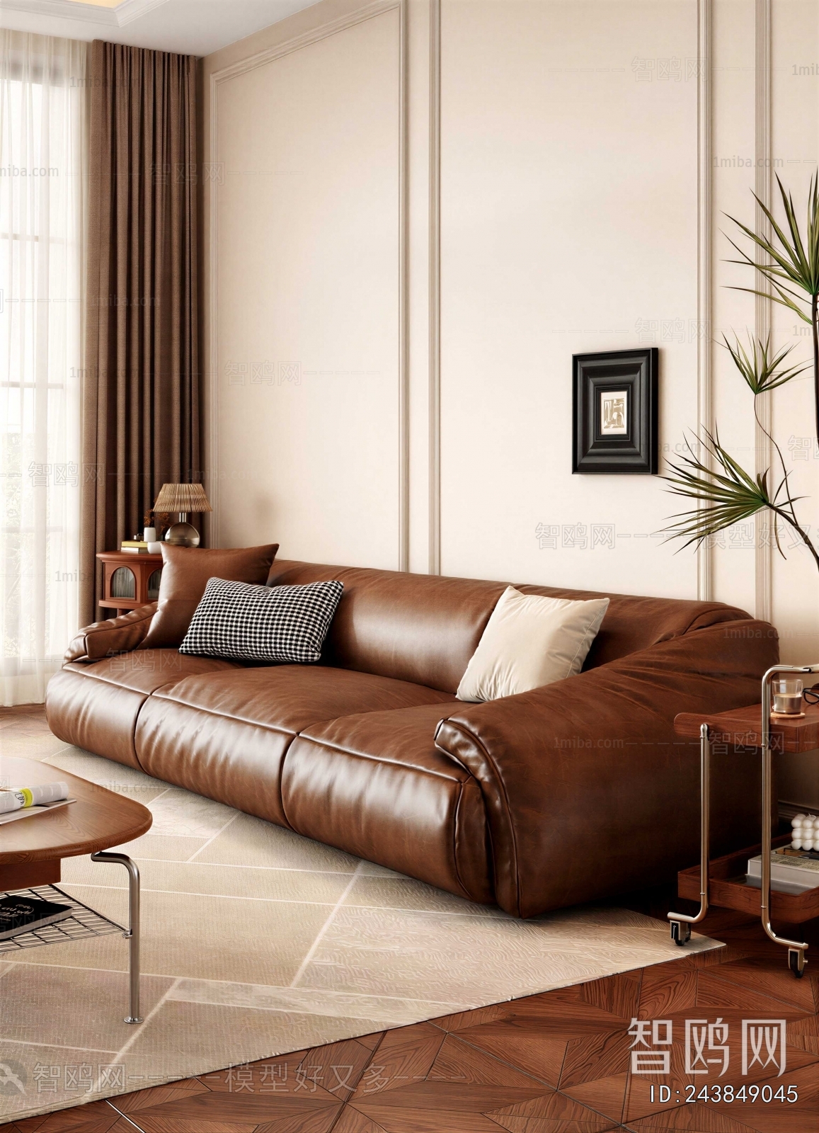 Modern Three-seat Sofa