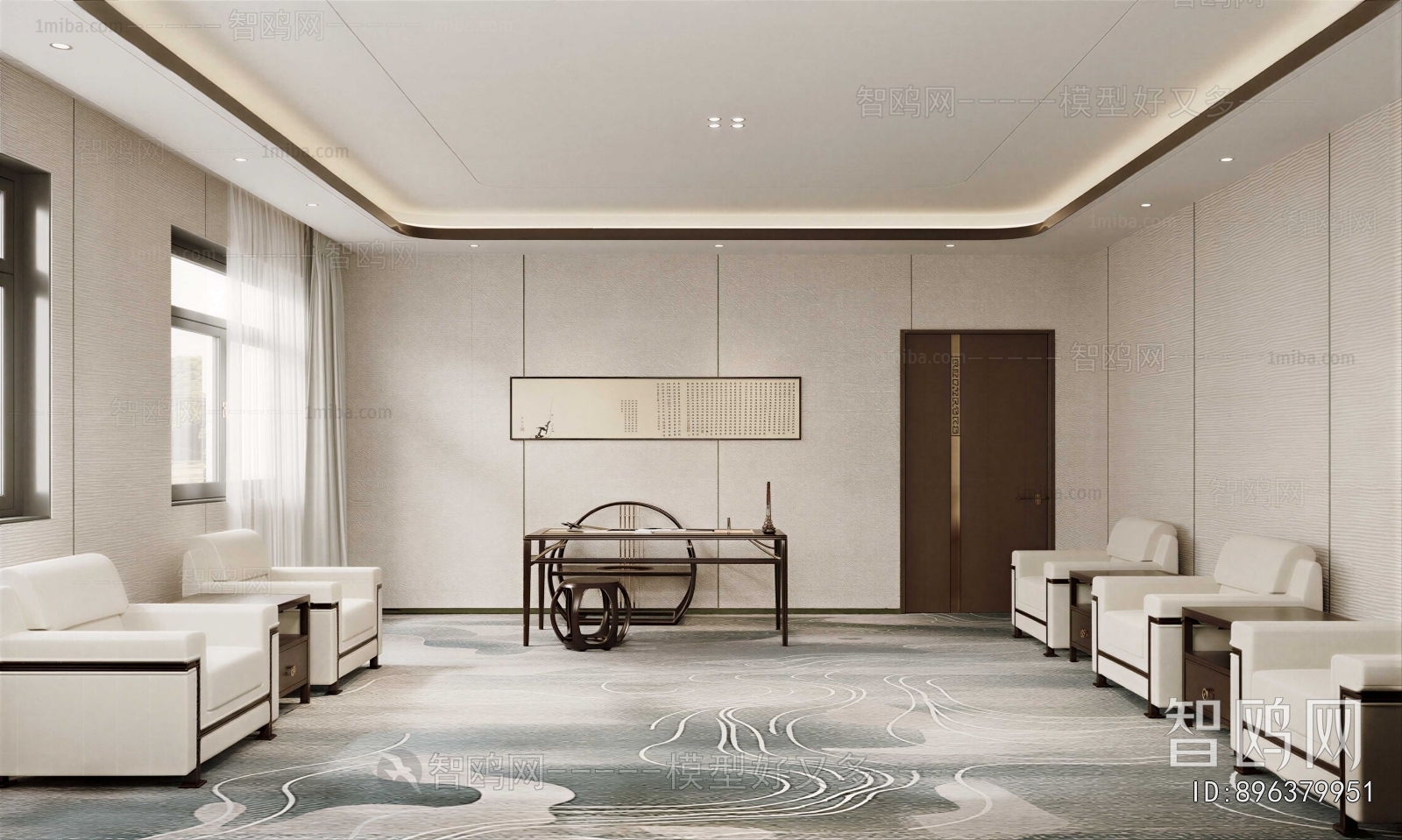 New Chinese Style Reception Room