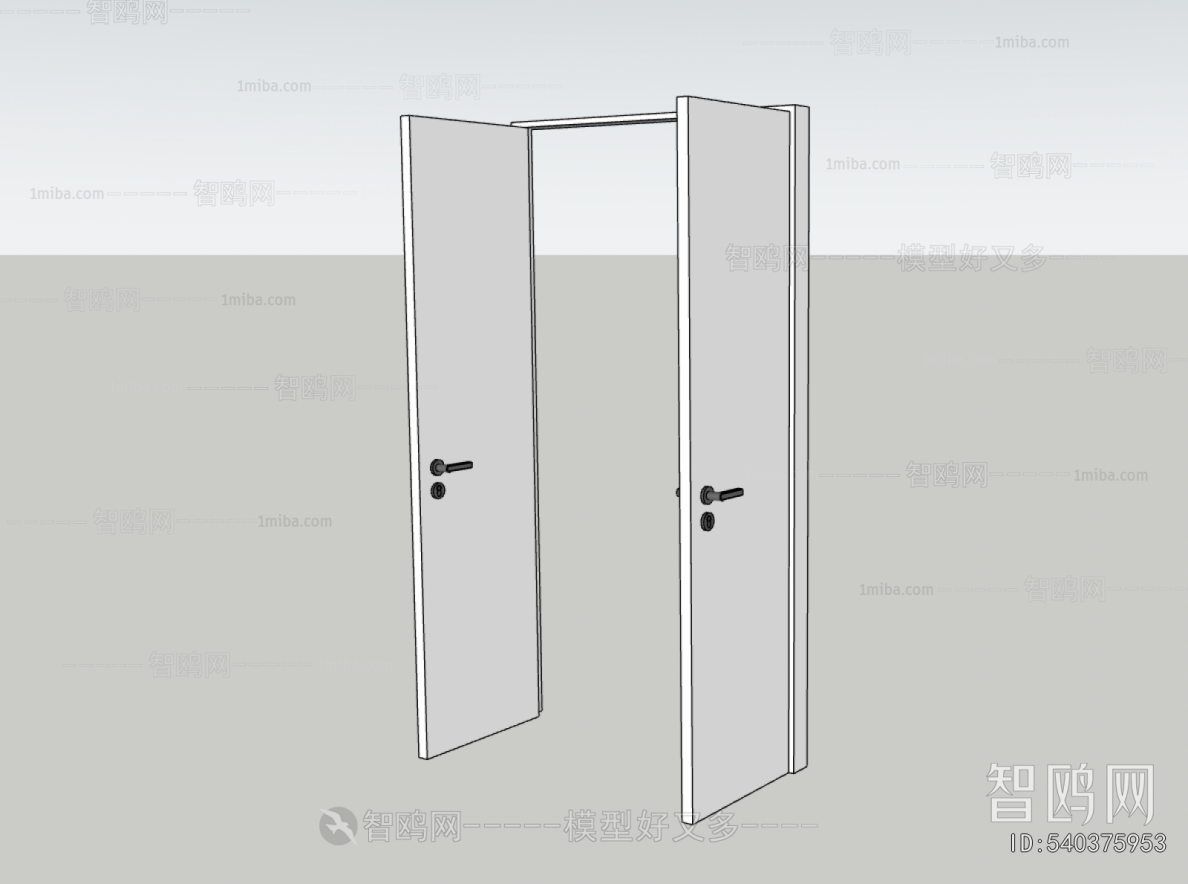 Modern Double Door