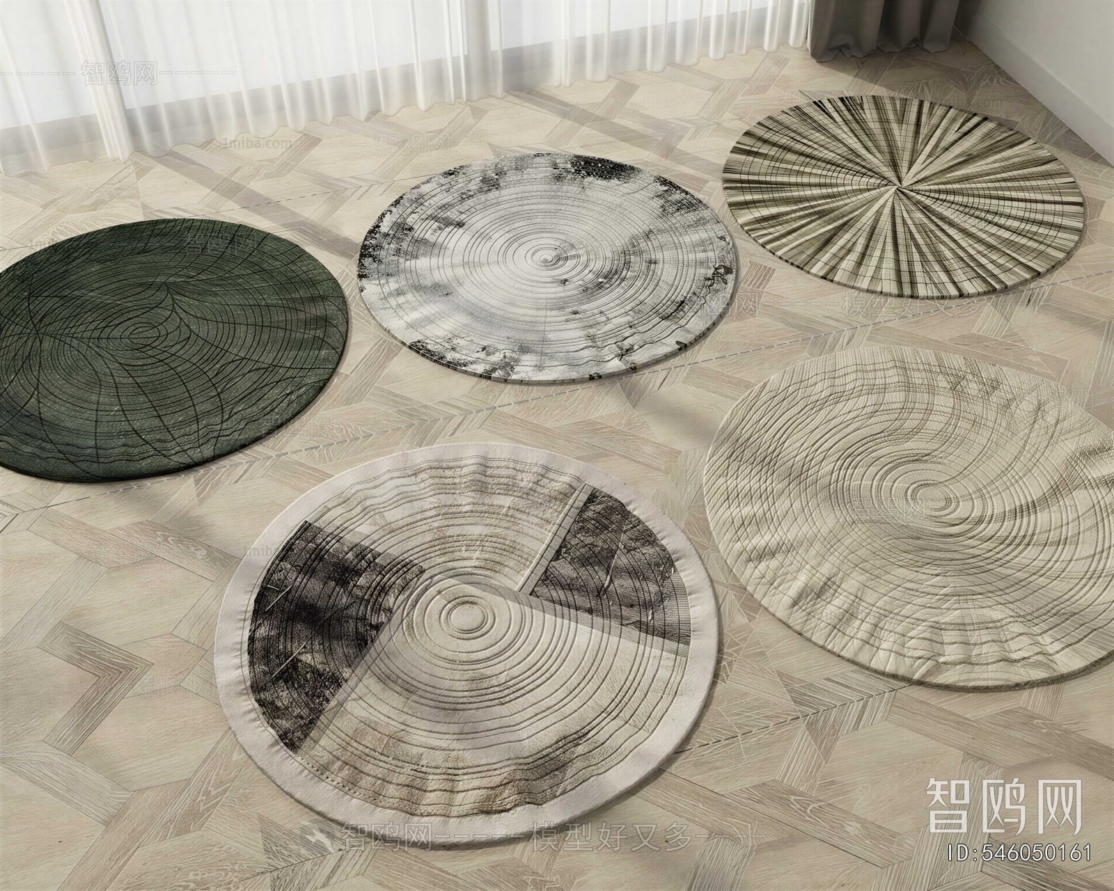 Modern Circular Carpet