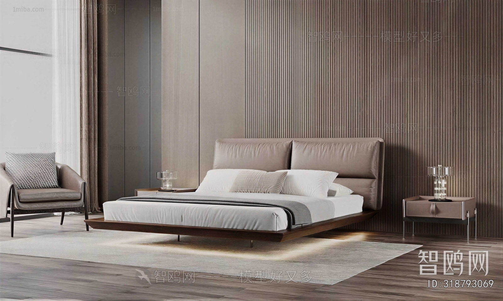 Modern Double Bed