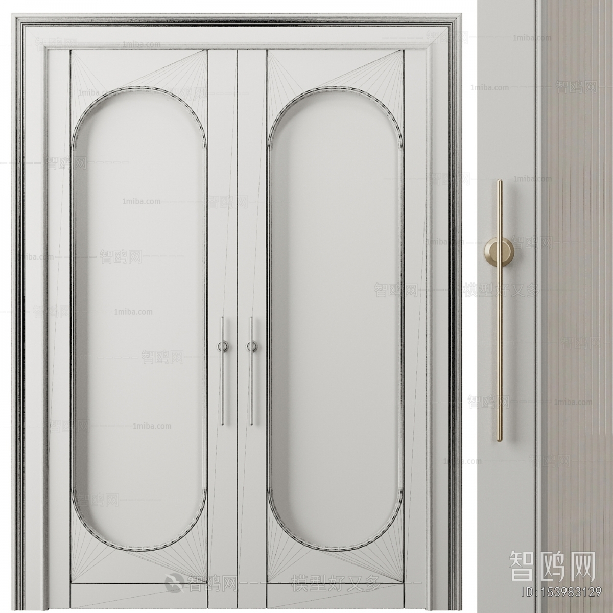 Modern Double Door