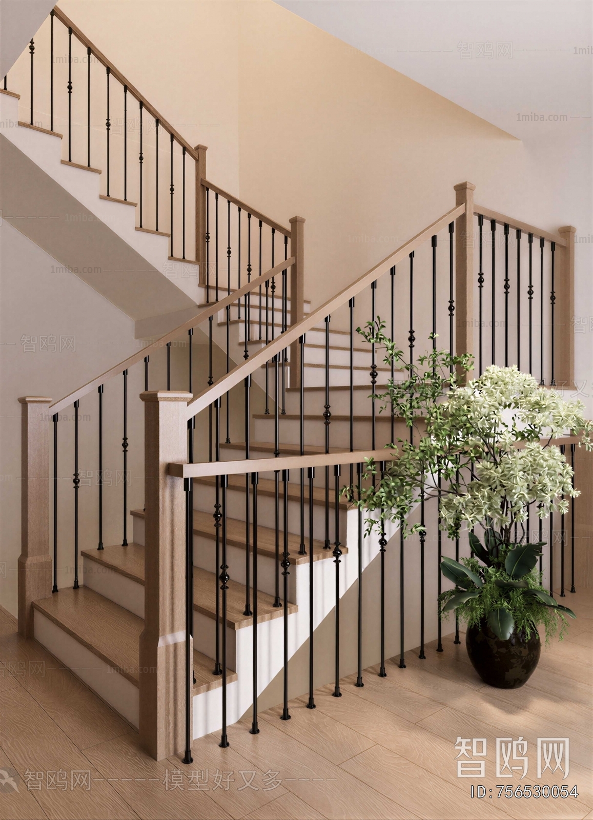 French Style Stairwell