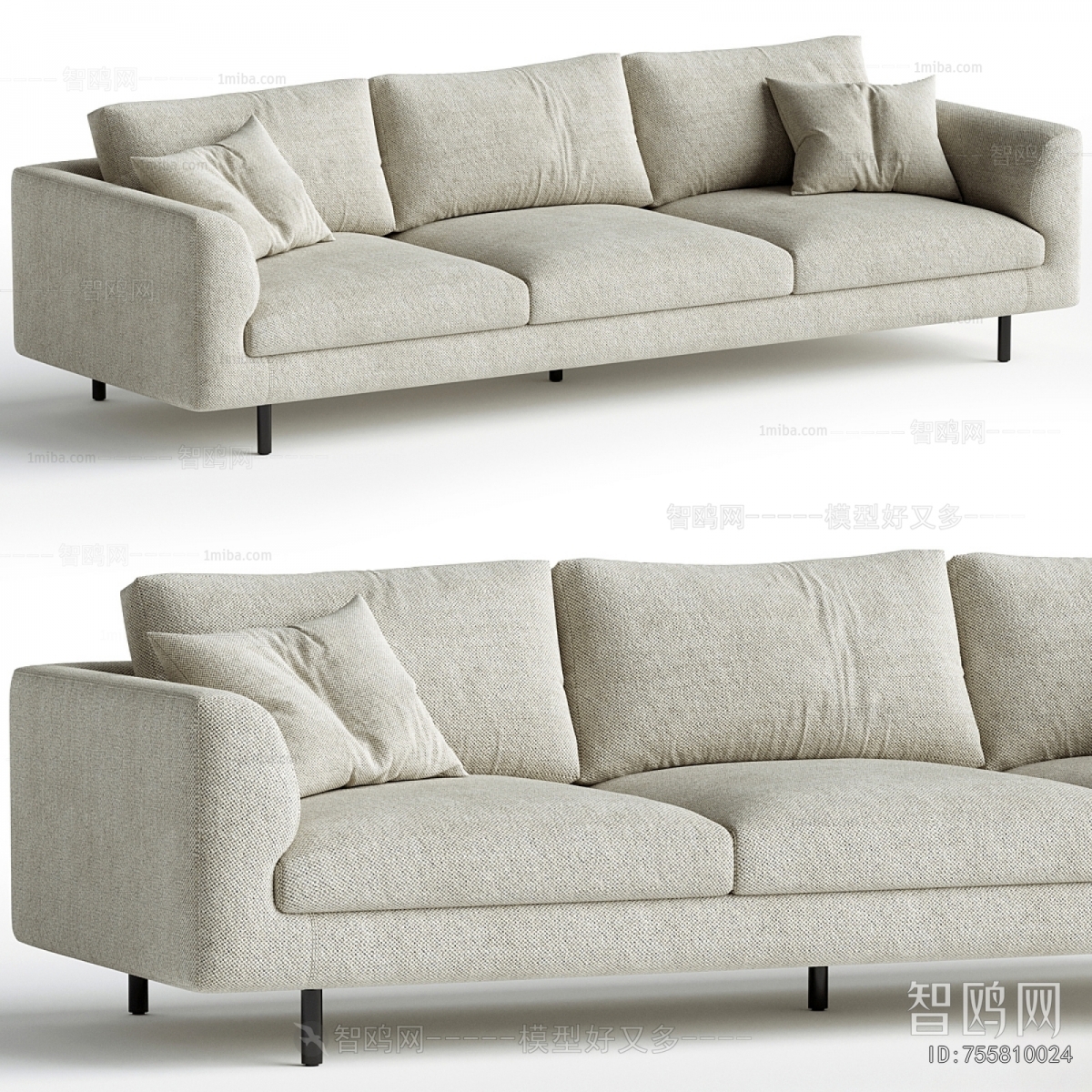 Modern Three-seat Sofa