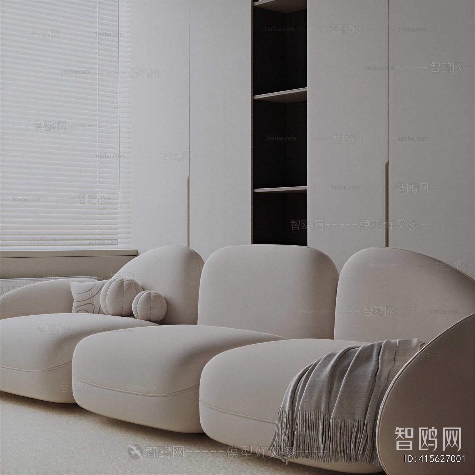 Modern Three-seat Sofa