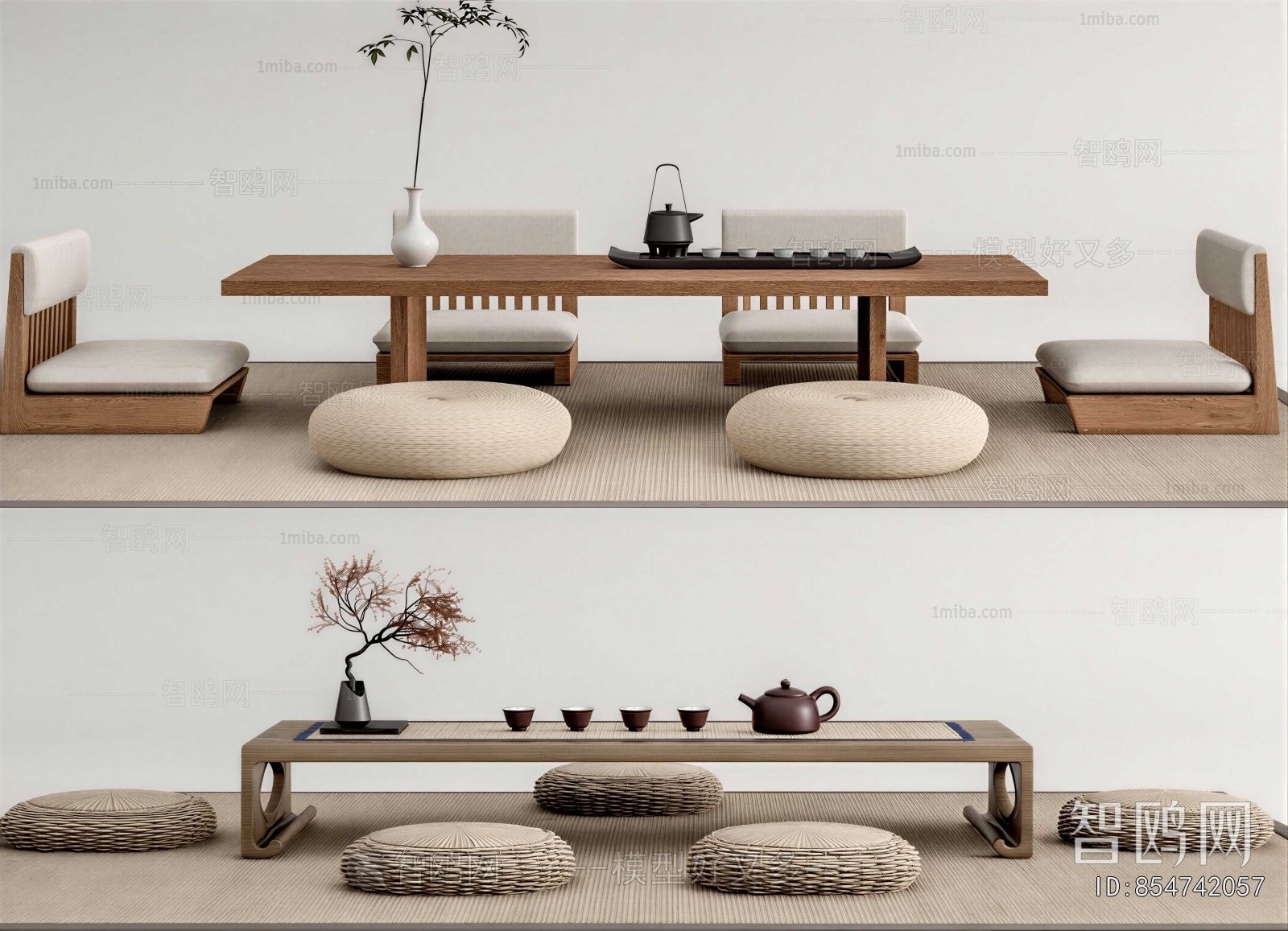 Japanese Style Tea Tables And Chairs