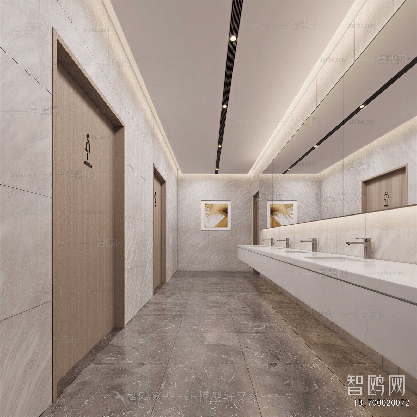 Modern Public Toilet