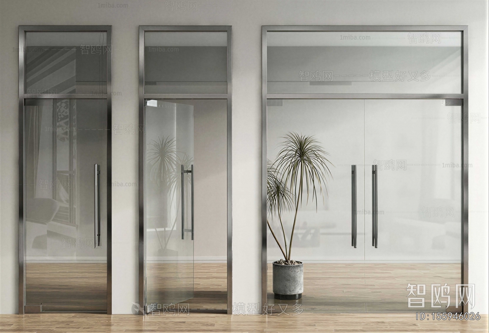 Modern Double Door