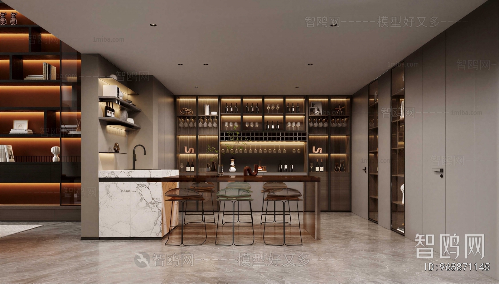Modern Wine Cellar/Wine Tasting Room