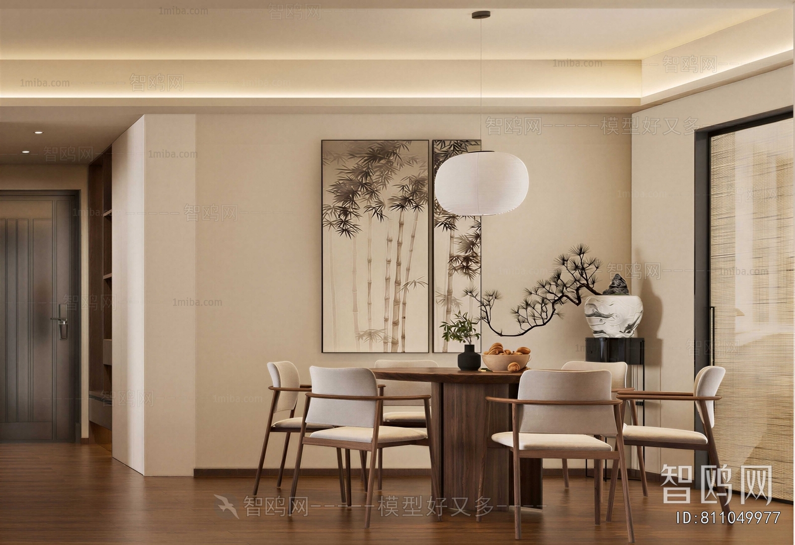 New Chinese Style Dining Room