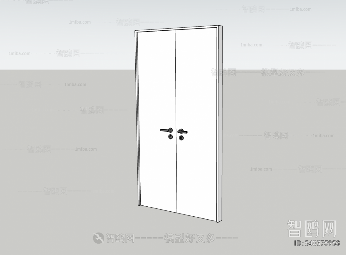 Modern Double Door
