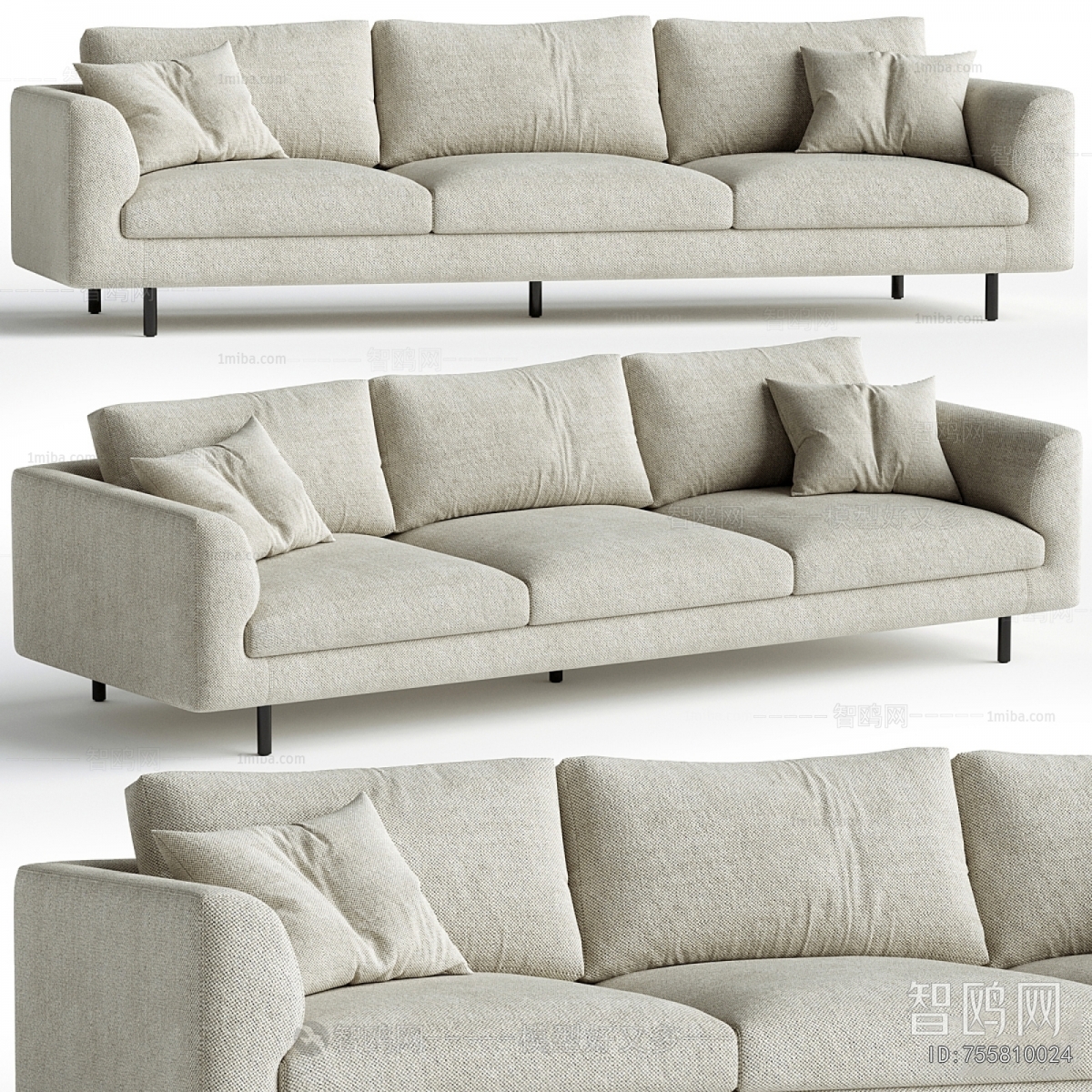 Modern Three-seat Sofa