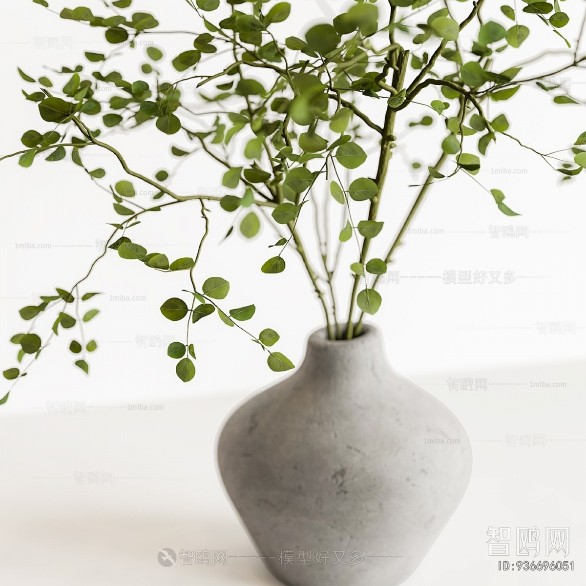 Modern Aquatic Green Plant