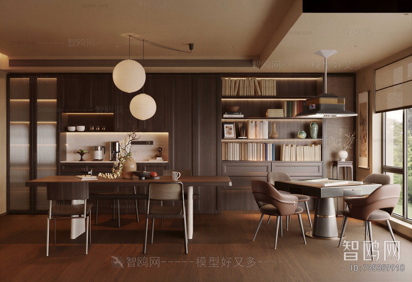 New Chinese Style Dining Room