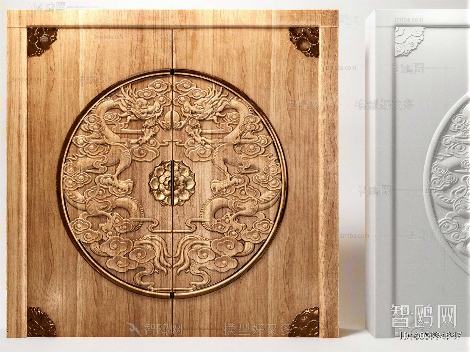 New Chinese Style Double Door