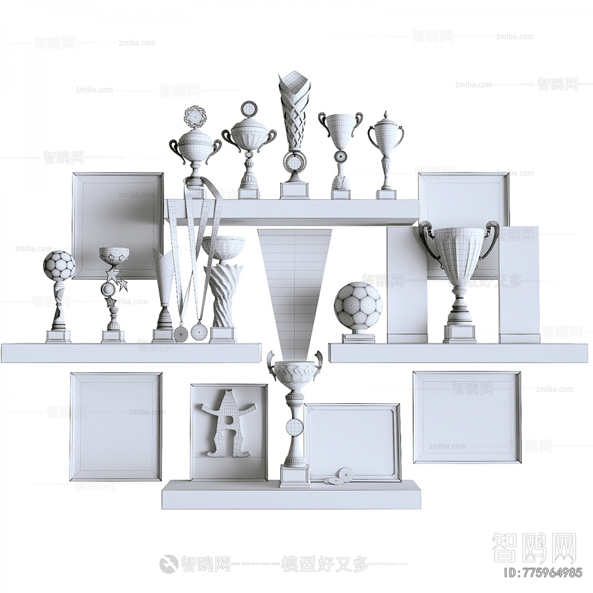 Modern Flag/badge/trophy/certificate