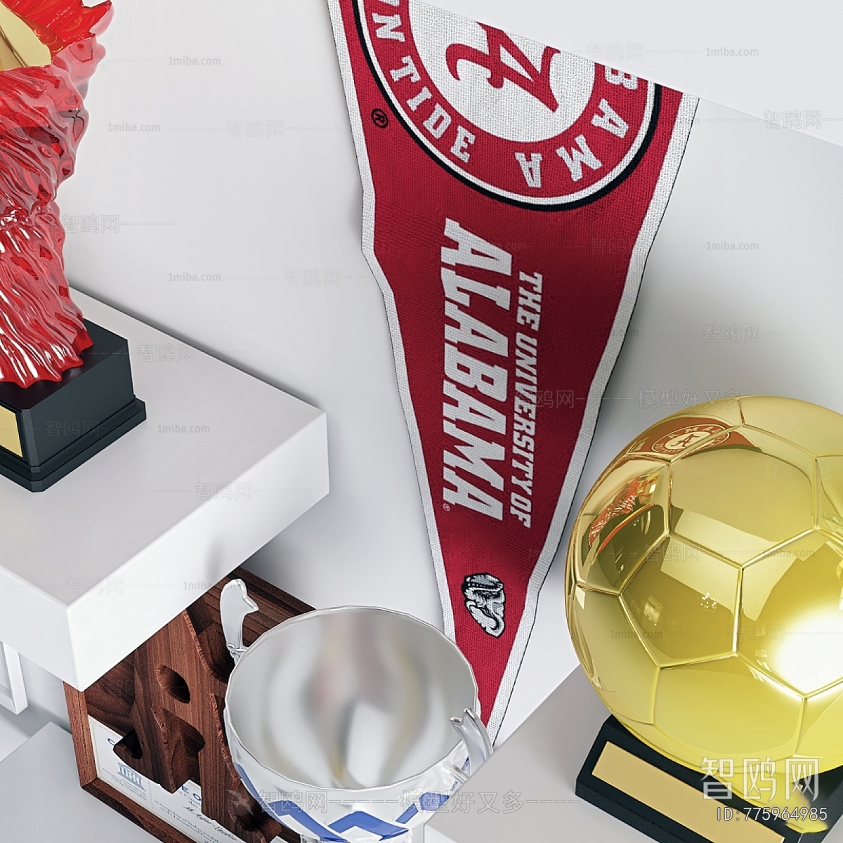 Modern Flag/badge/trophy/certificate