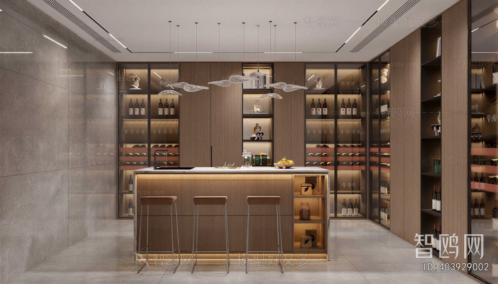 Modern Wine Cellar/Wine Tasting Room