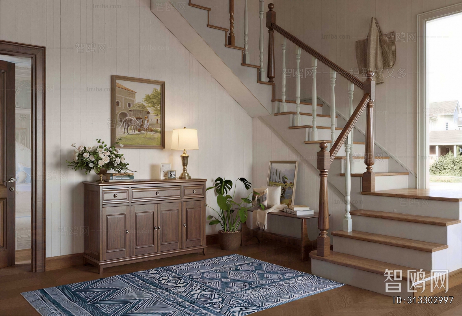 American Style Stairwell