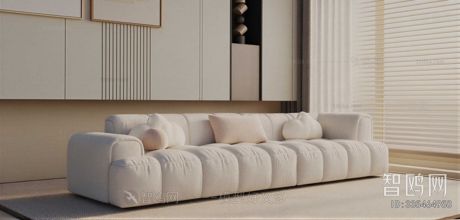 Modern Three-seat Sofa