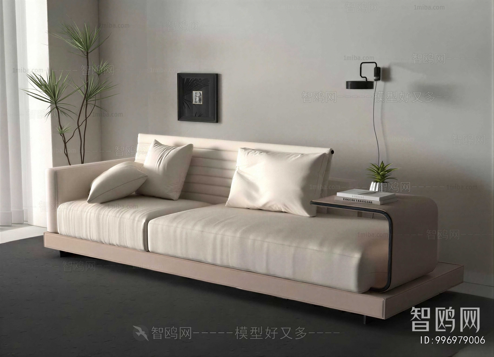 Modern Three-seat Sofa