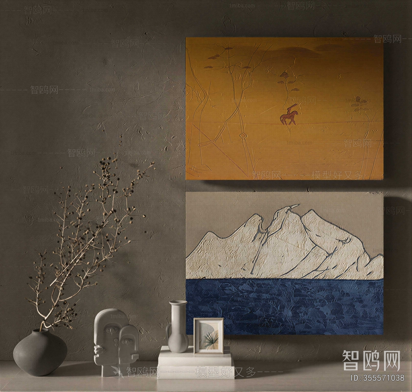 Wabi-sabi Style Painting