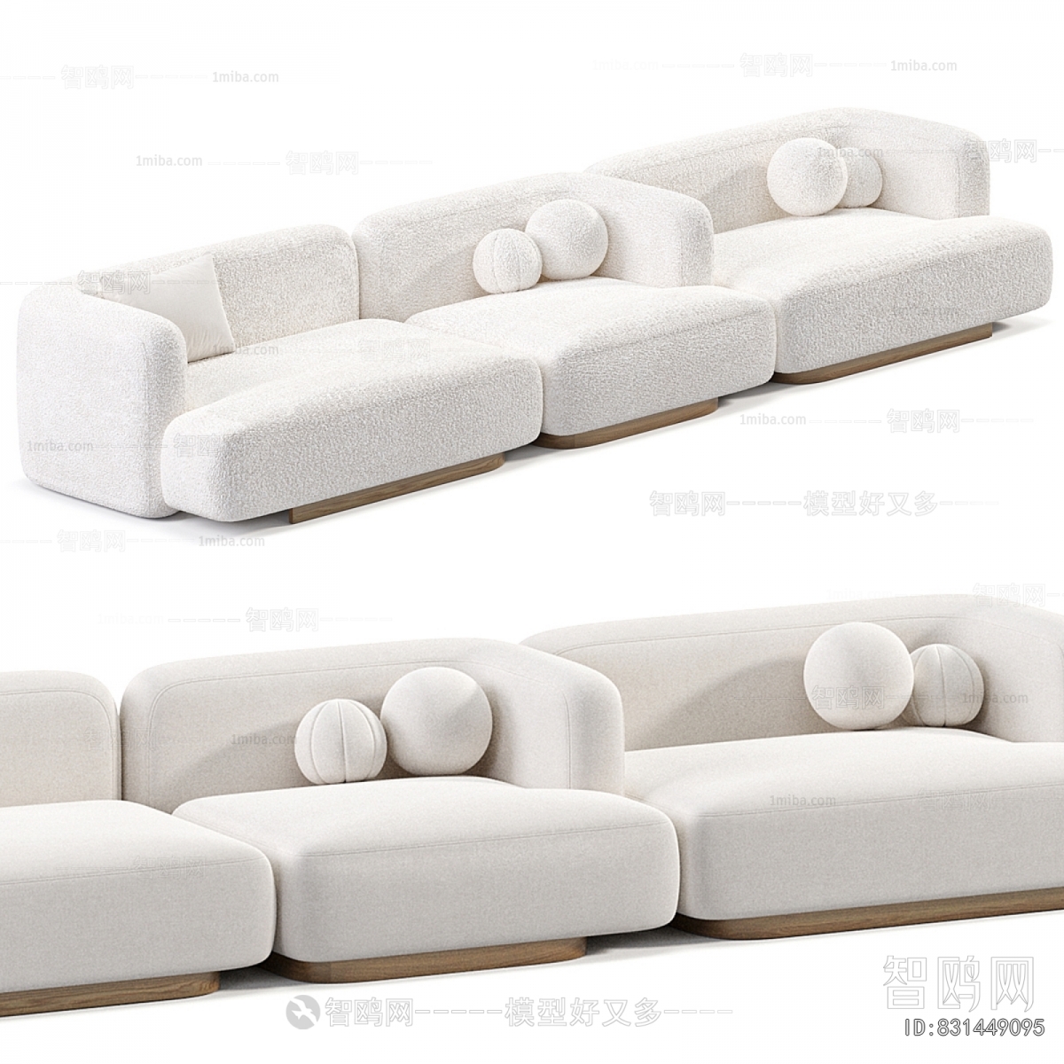 Modern Three-seat Sofa