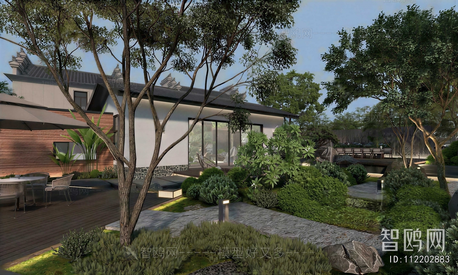 Modern Courtyard/landscape