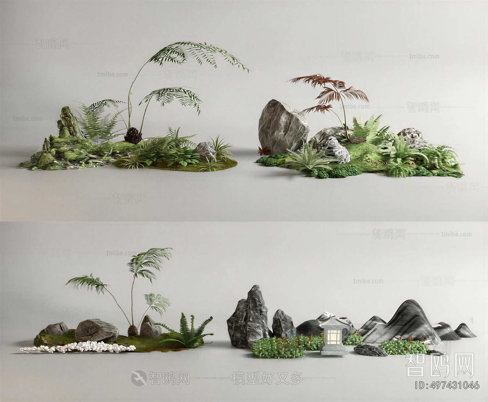 New Chinese Style Plant Landscaping