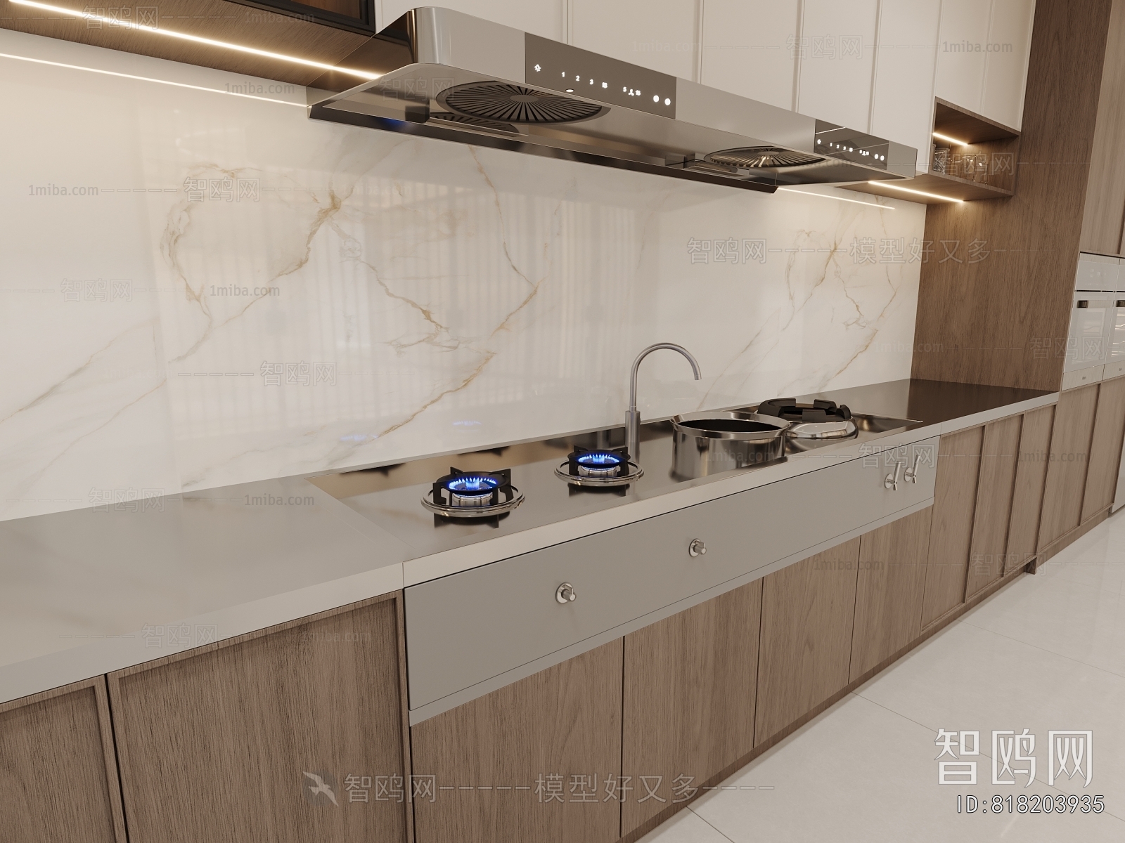 Modern Kitchen Electric Gas Range