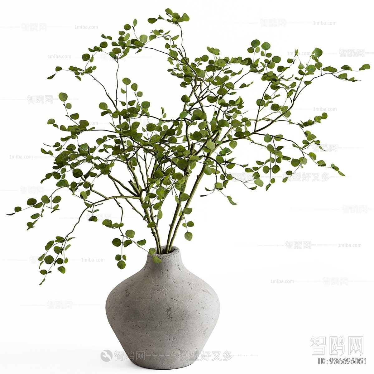 Modern Aquatic Green Plant