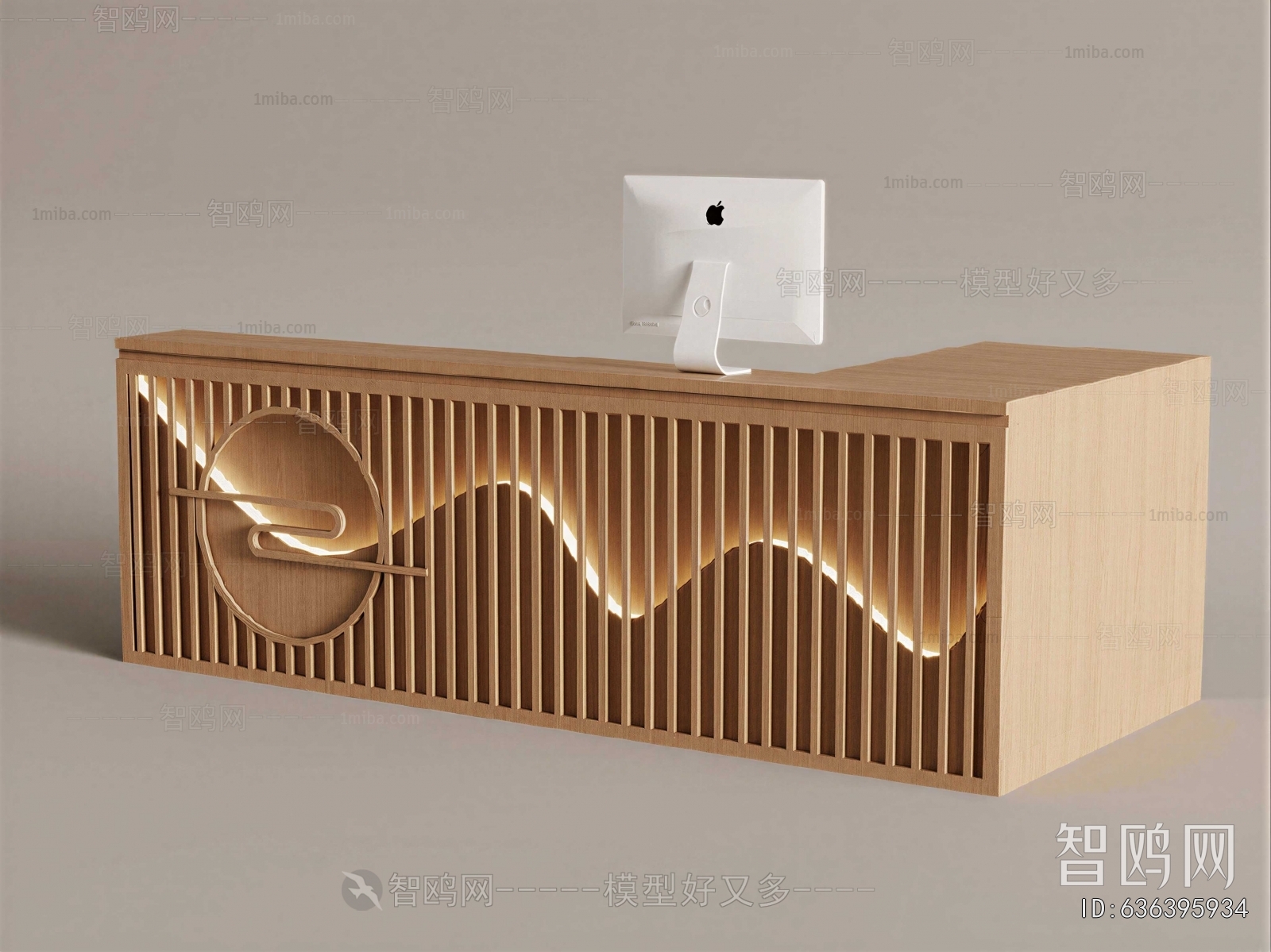 New Chinese Style Reception Desk
