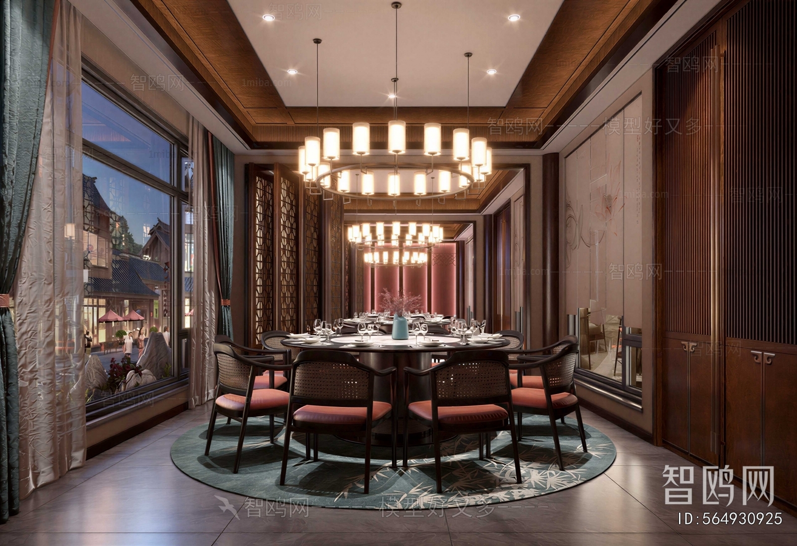 New Chinese Style Restaurant Box