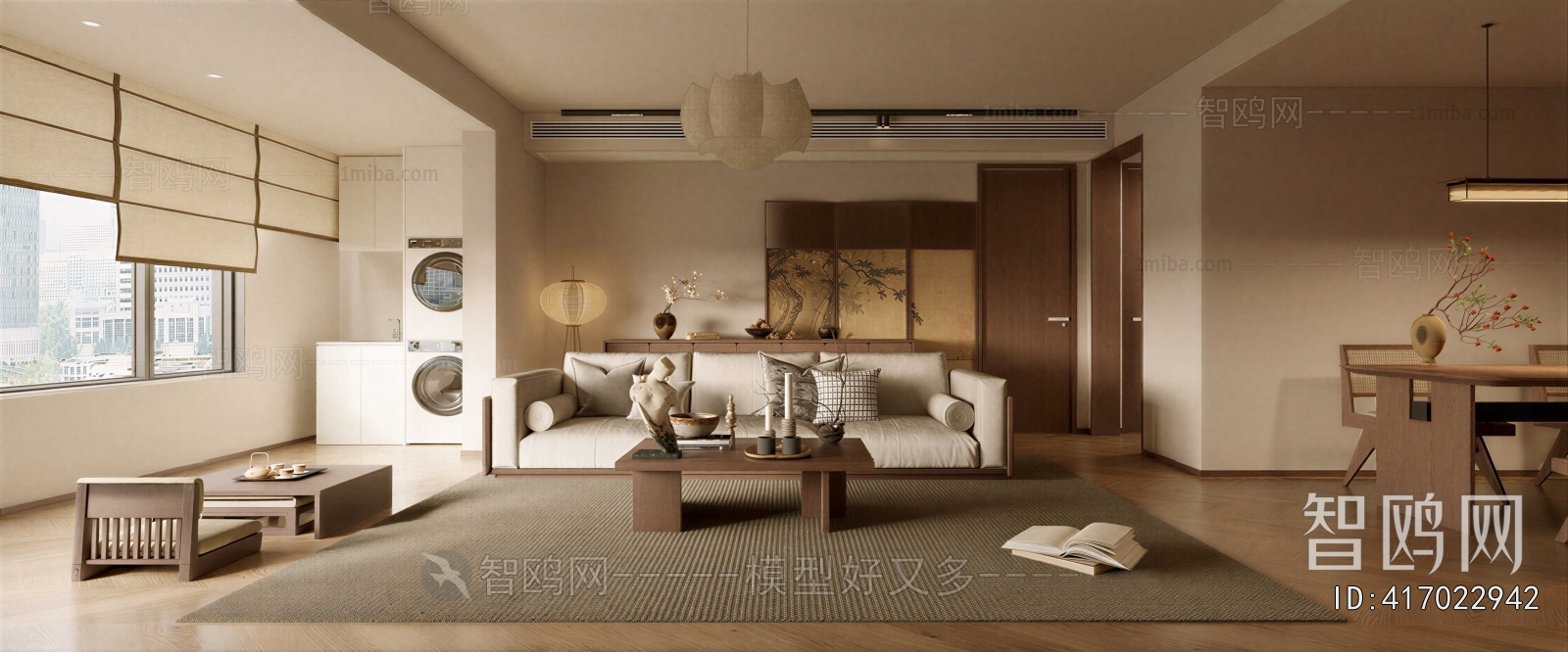 Wabi-sabi Style A Living Room