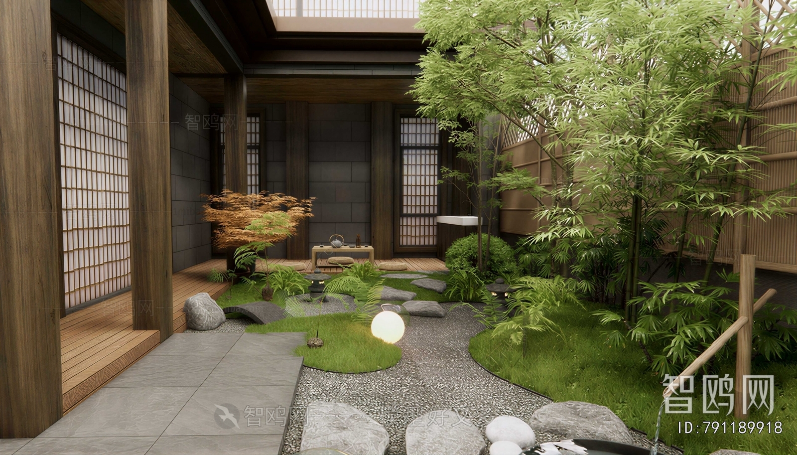 Japanese Style Courtyard/landscape