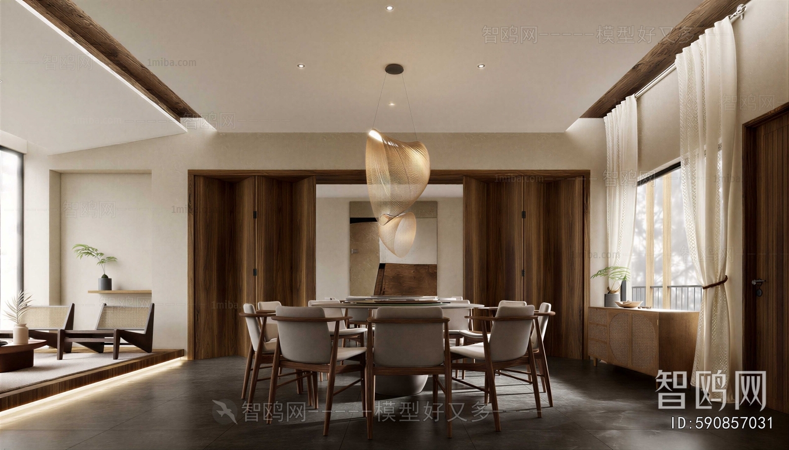 Wabi-sabi Style Restaurant Box