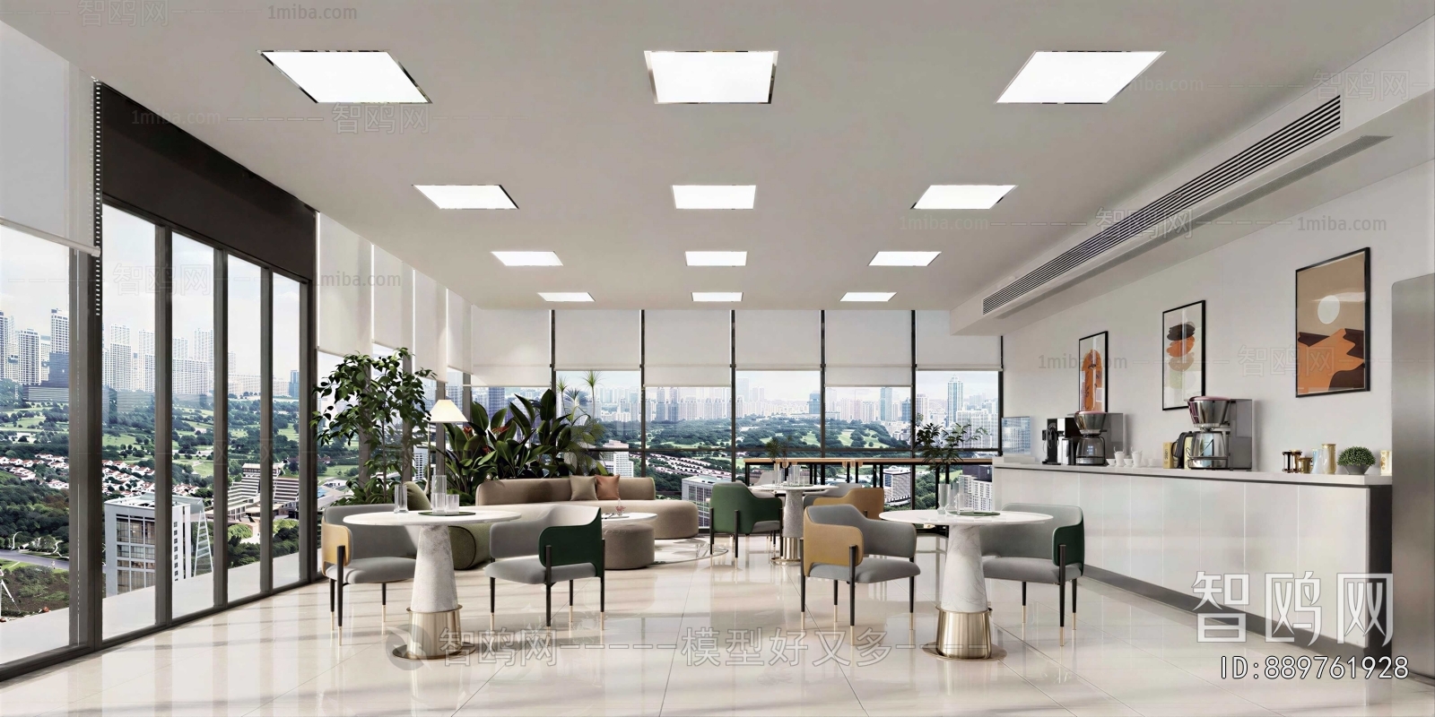 Modern Office Rest Area