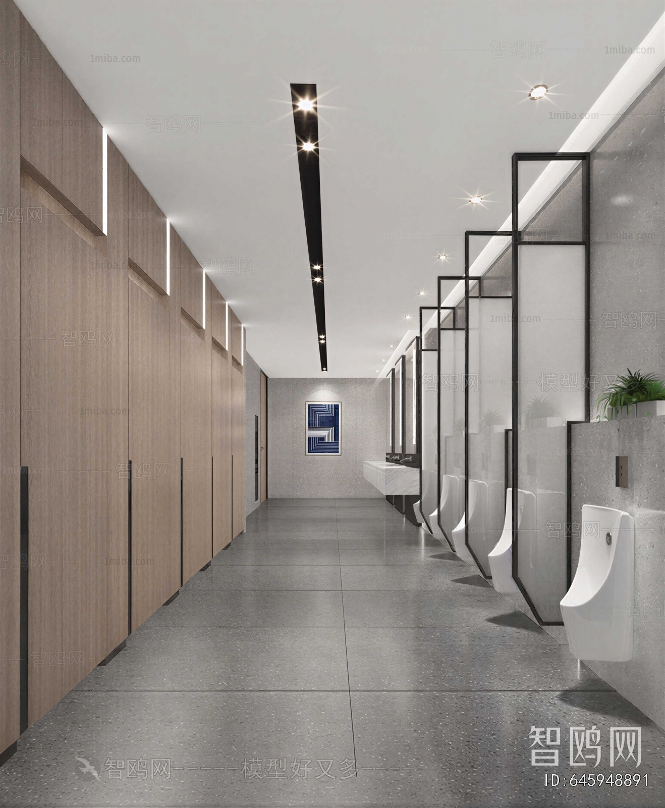 Modern Public Toilet