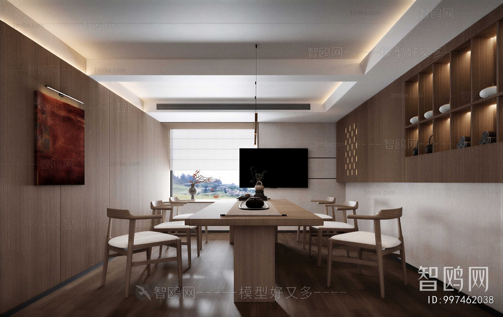 New Chinese Style Meeting Room