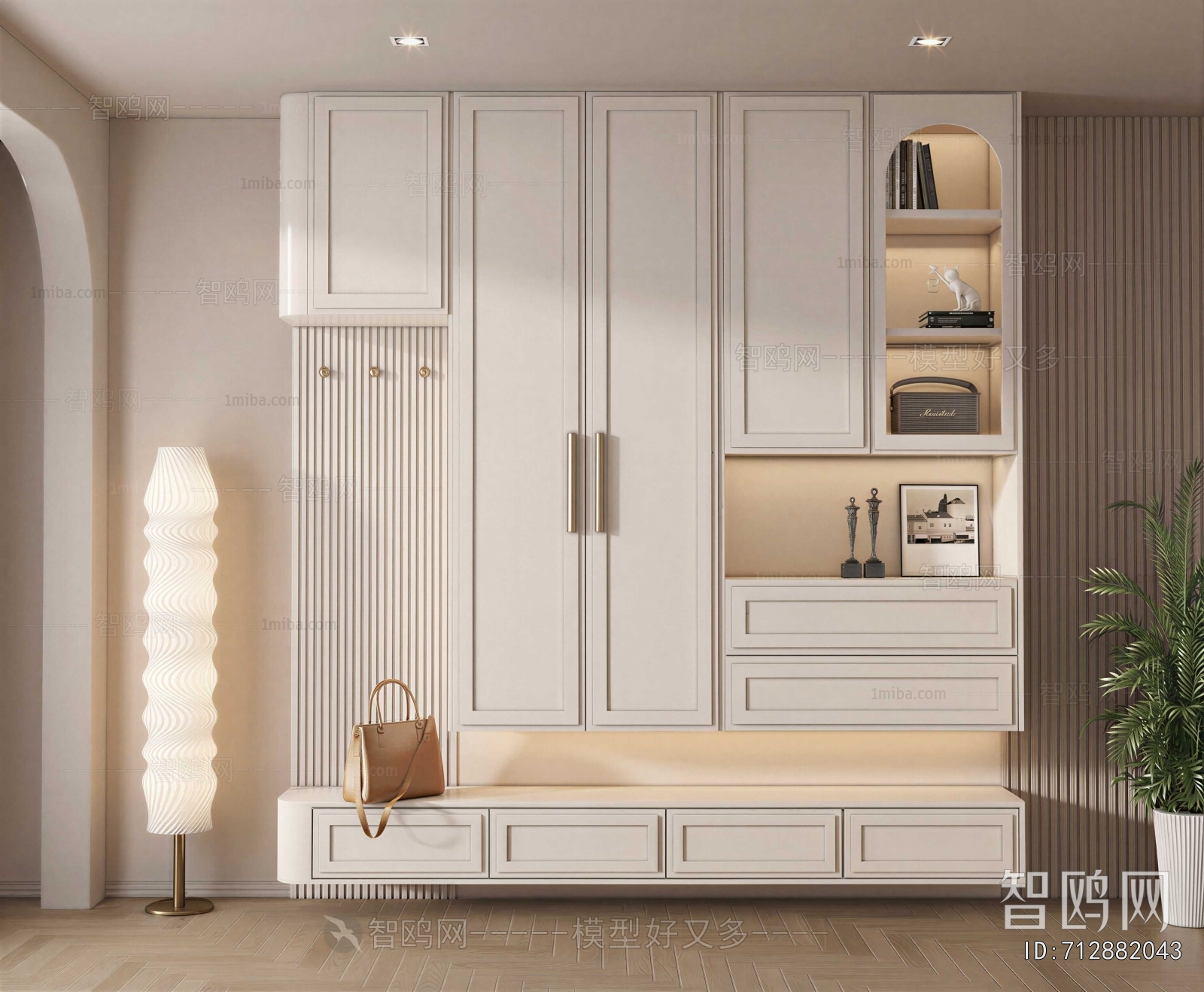 French Style Entrance Cabinet