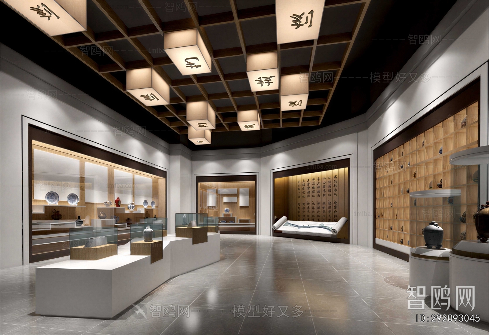 New Chinese Style Exhibition Hall